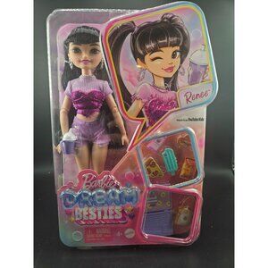 Barbie Dream Besties RENEE Fashion Doll with Accessories Hair Makeup Playset Toy